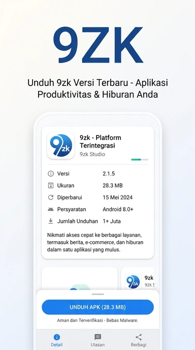Unduh dan Instal 9zk APK untuk Android Anda