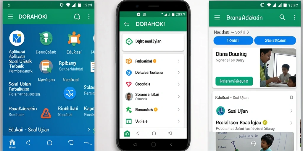 Tampilan antarmuka aplikasi DORAHOKI yang ramah pengguna.