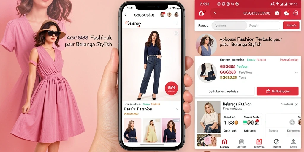 Tampilan antarmuka GGG888 yang menarik untuk belanja fashion.
