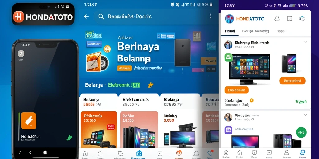 Tampilan antarmuka HONDATOTO yang modern dan user-friendly.