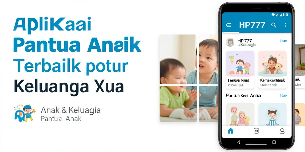 Tampilan antarmuka HP777 yang intuitif untuk memantau aktivitas anak.