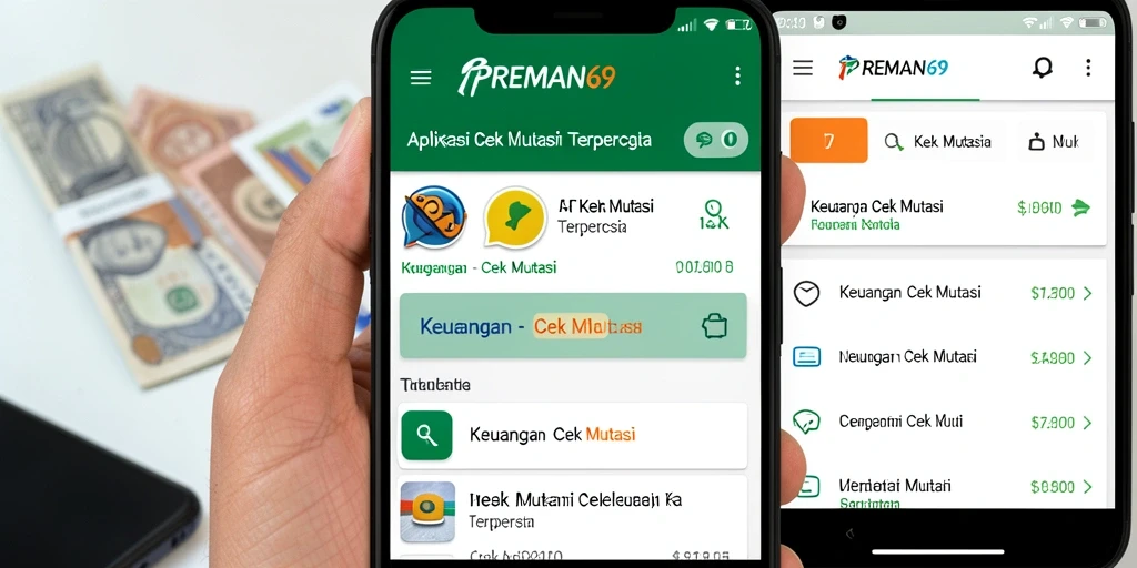 Tampilan antarmuka PREMAN69 dengan fitur Cek Mutasi yang jelas dan mudah dipahami.