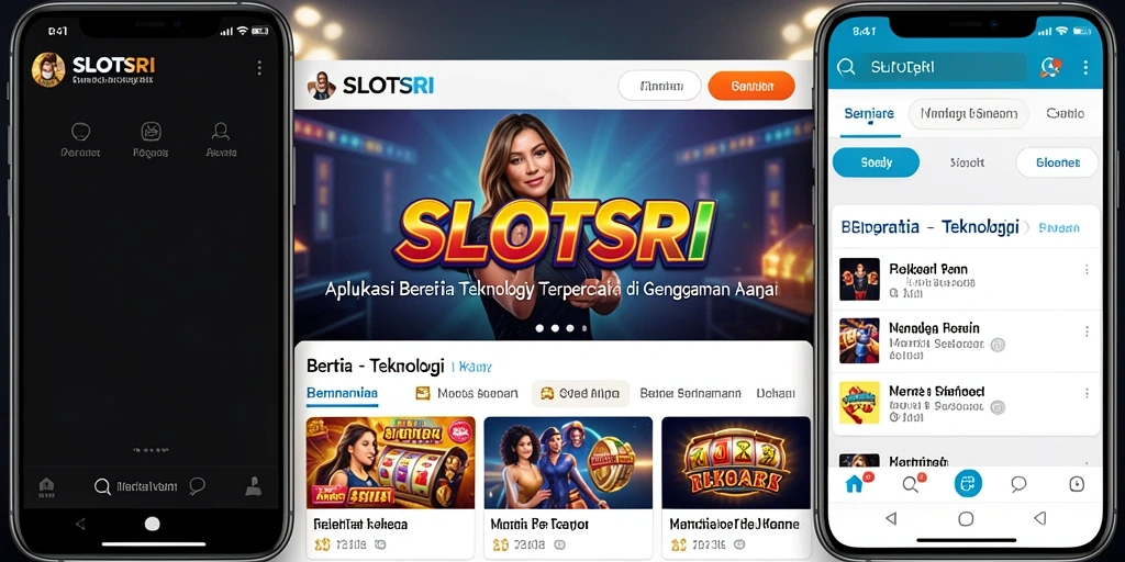 Antarmuka SLOTSRI menampilkan berita teknologi terkini dengan jelas.