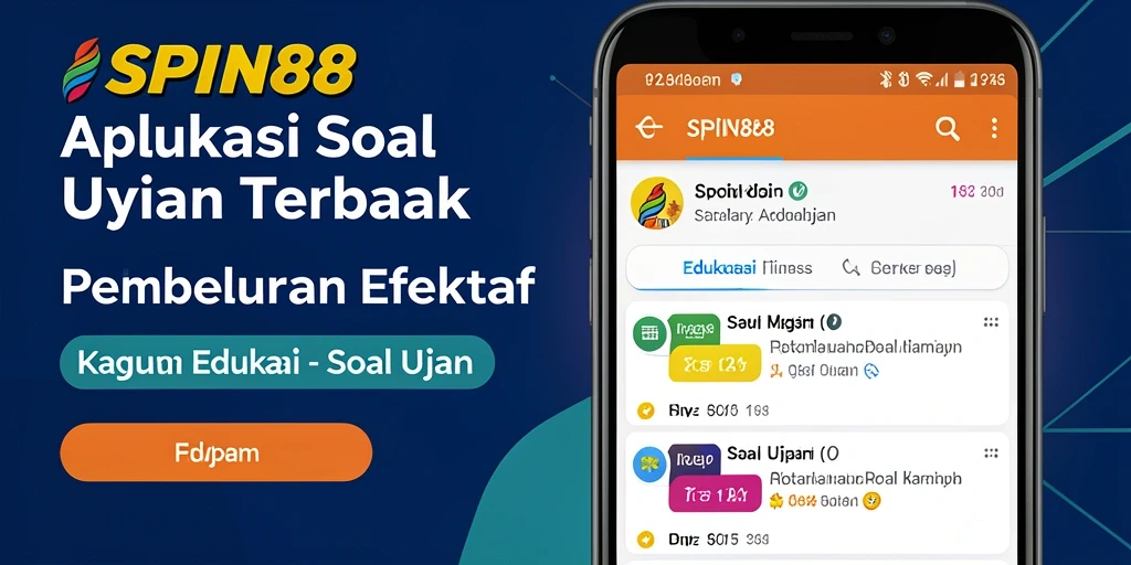 Antarmuka aplikasi SPIN88 yang intuitif dan ramah pengguna.